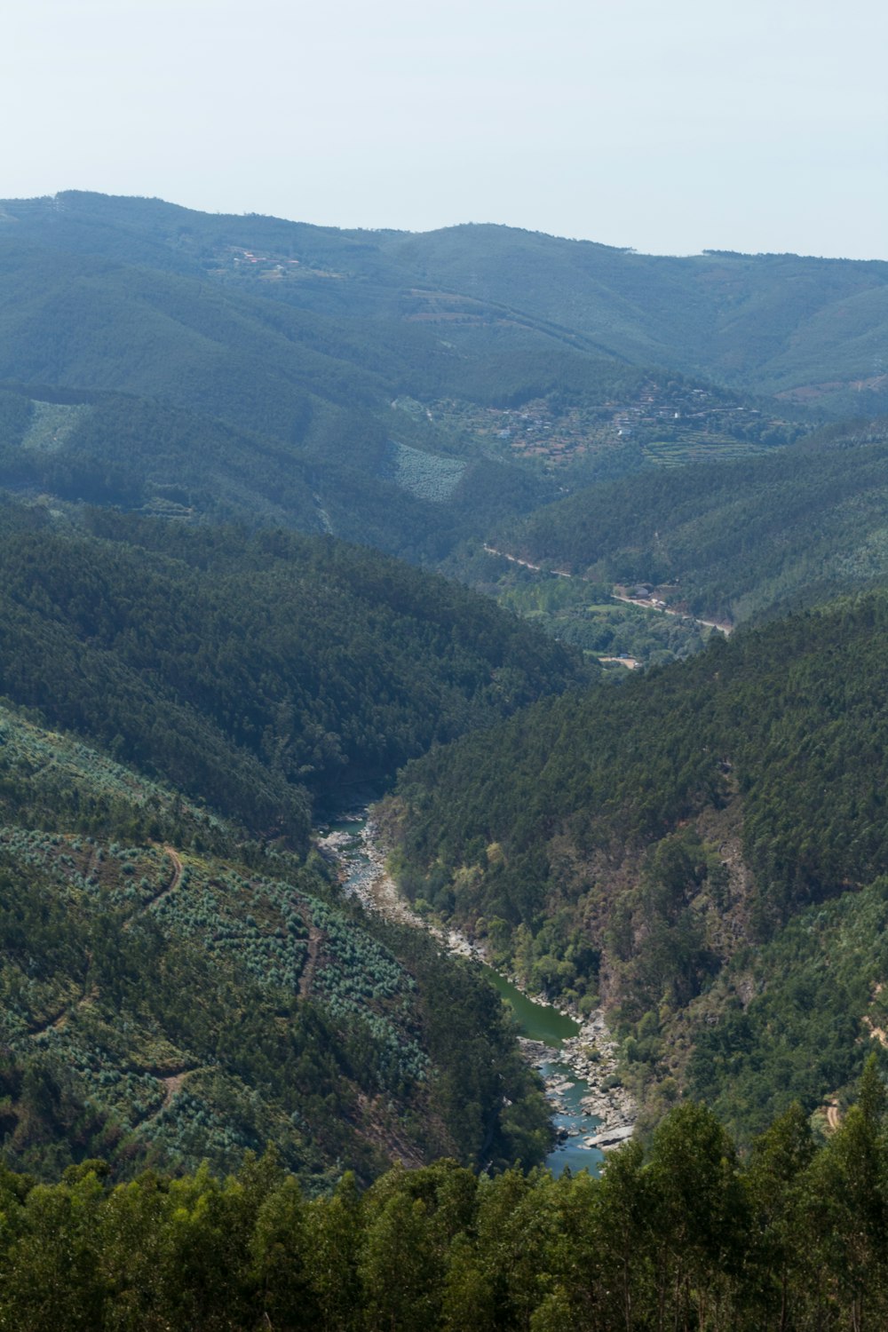 a river running through a valley