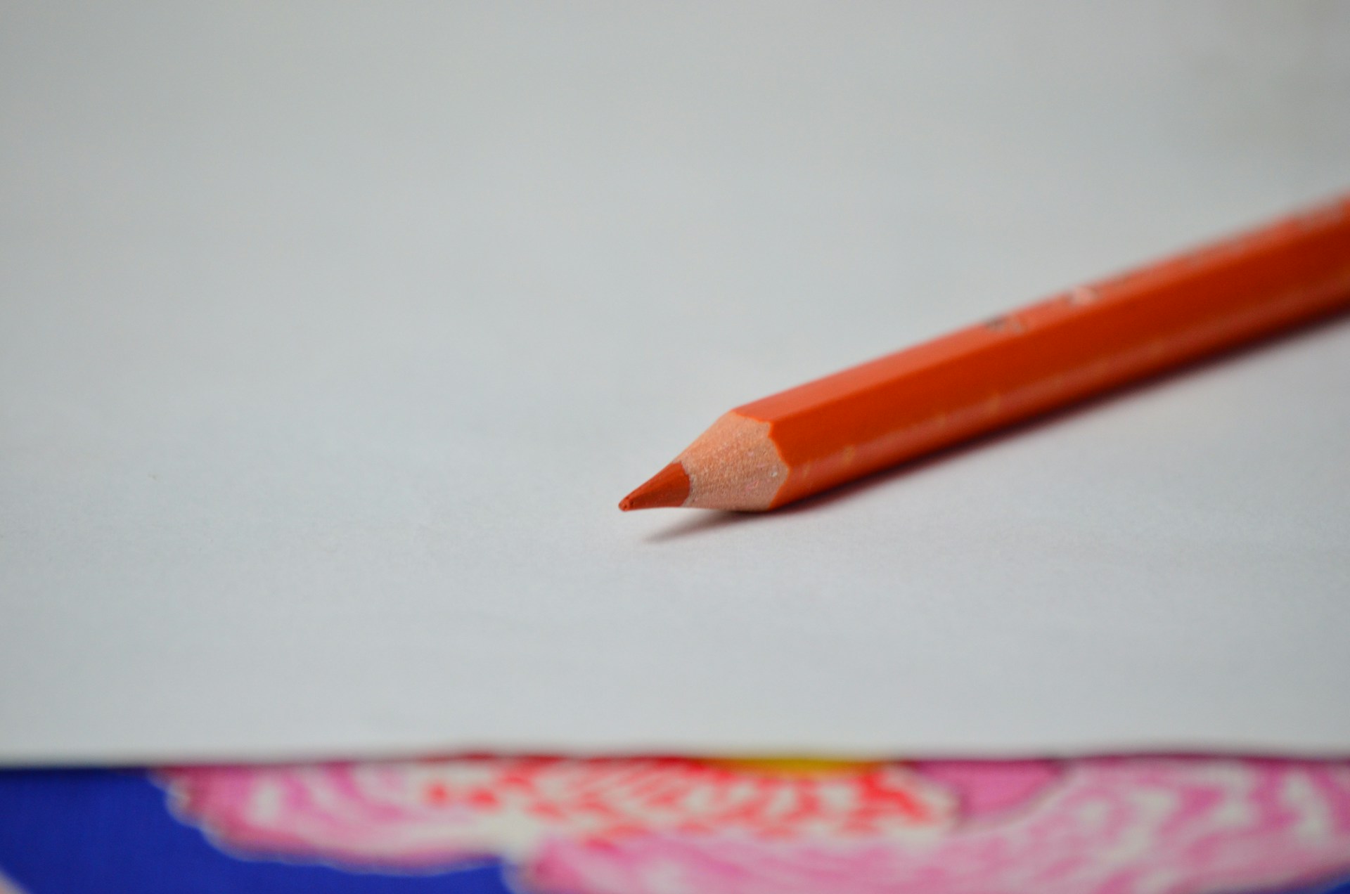 a pencil on a table