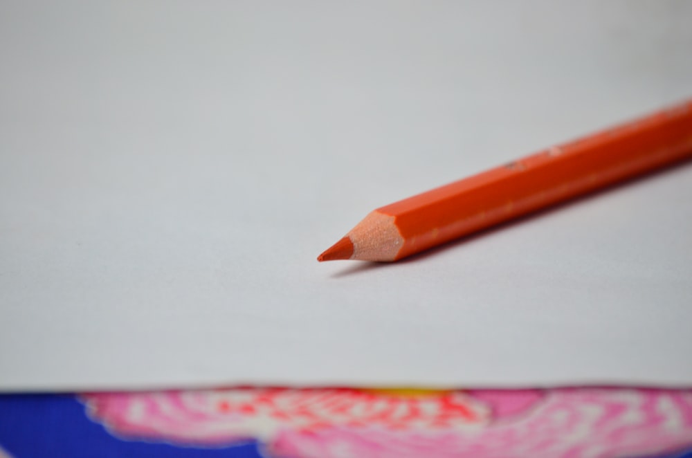 a pencil on a table