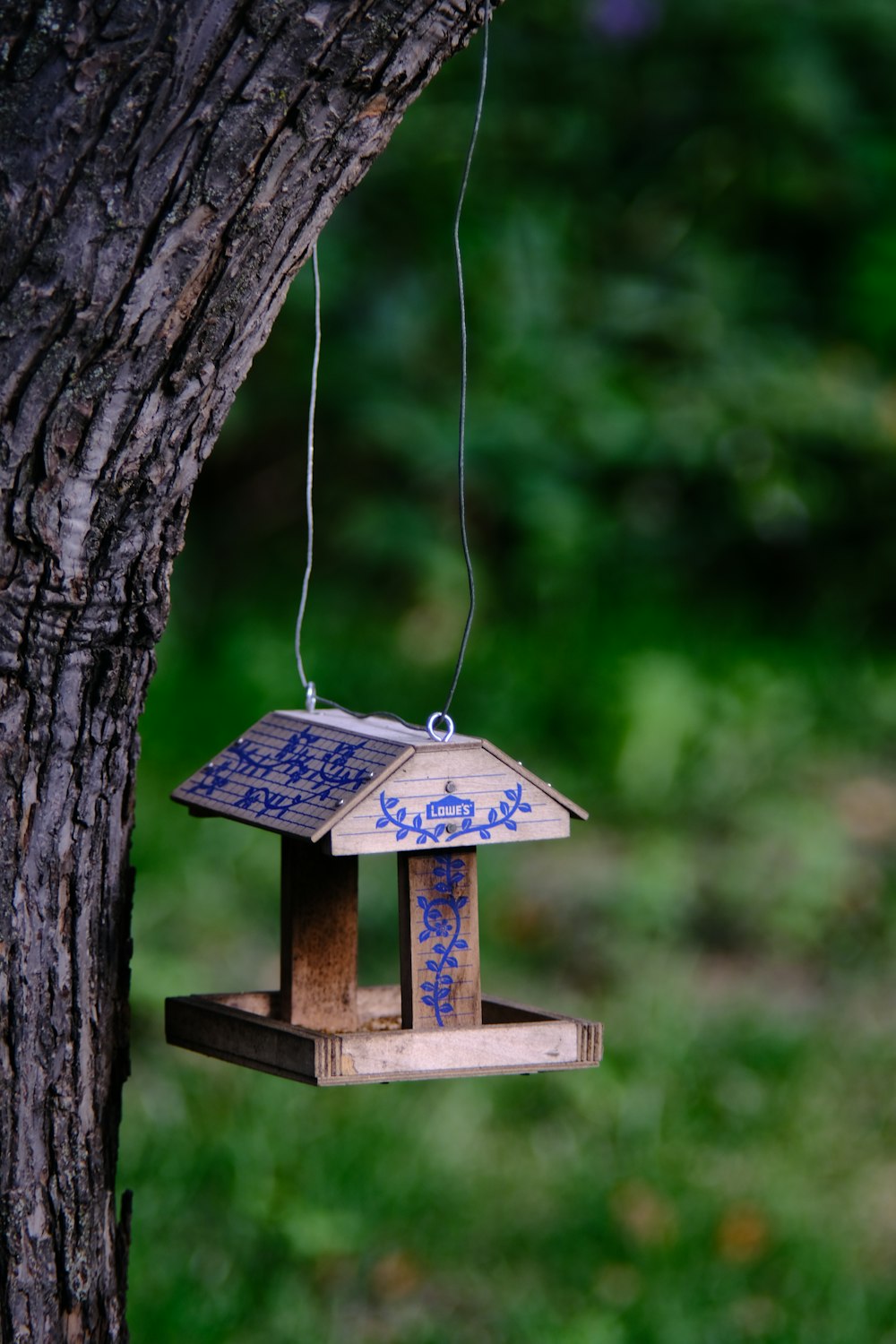 a birdhouse from a tree