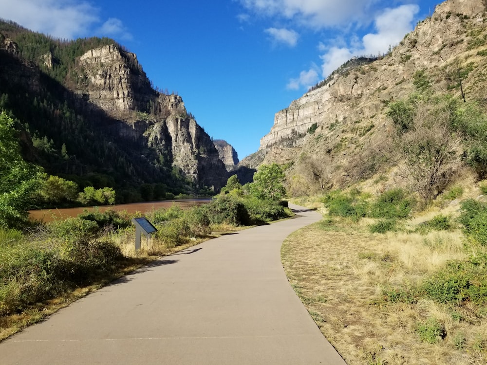 a road in the mountains