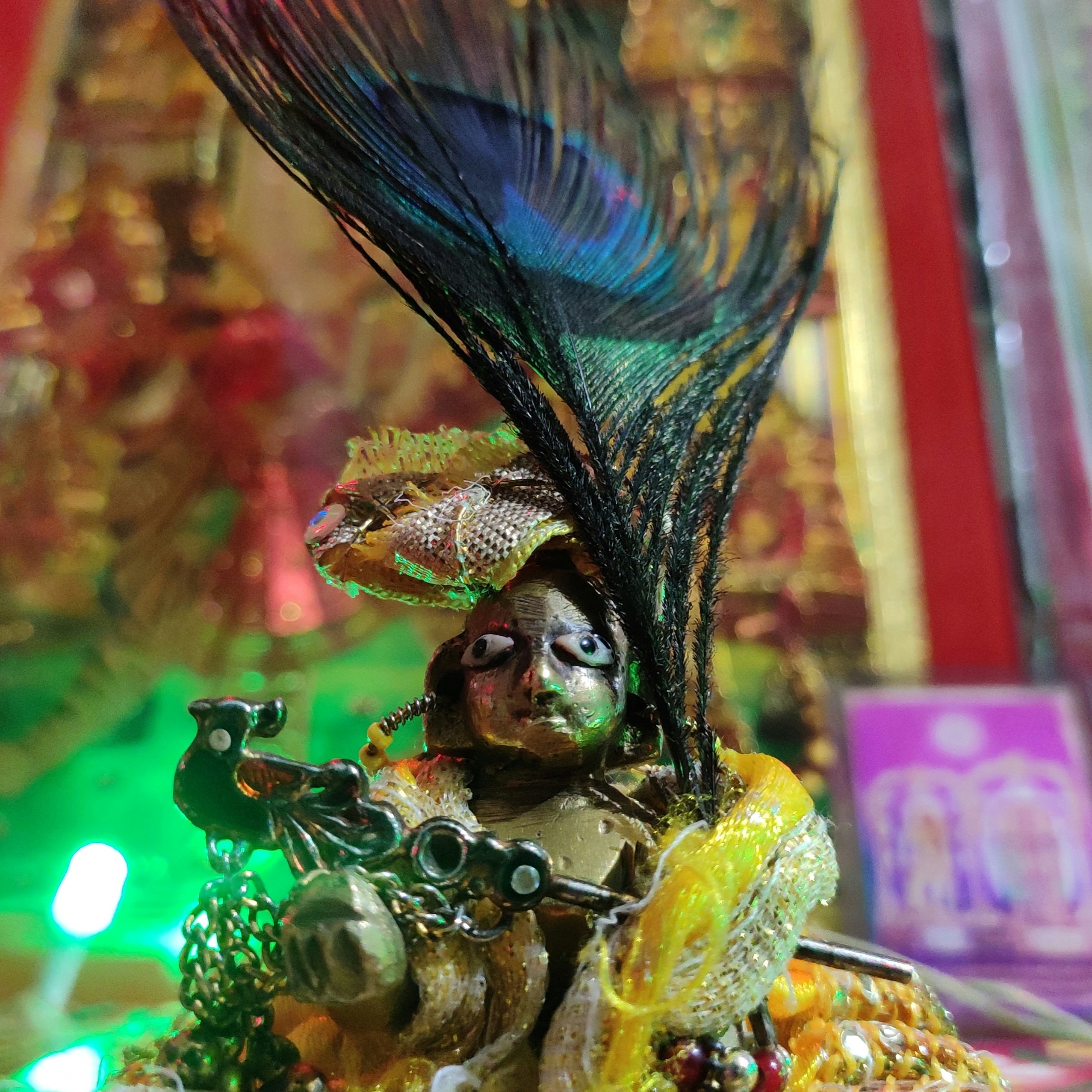 Brass Peacock Figurine