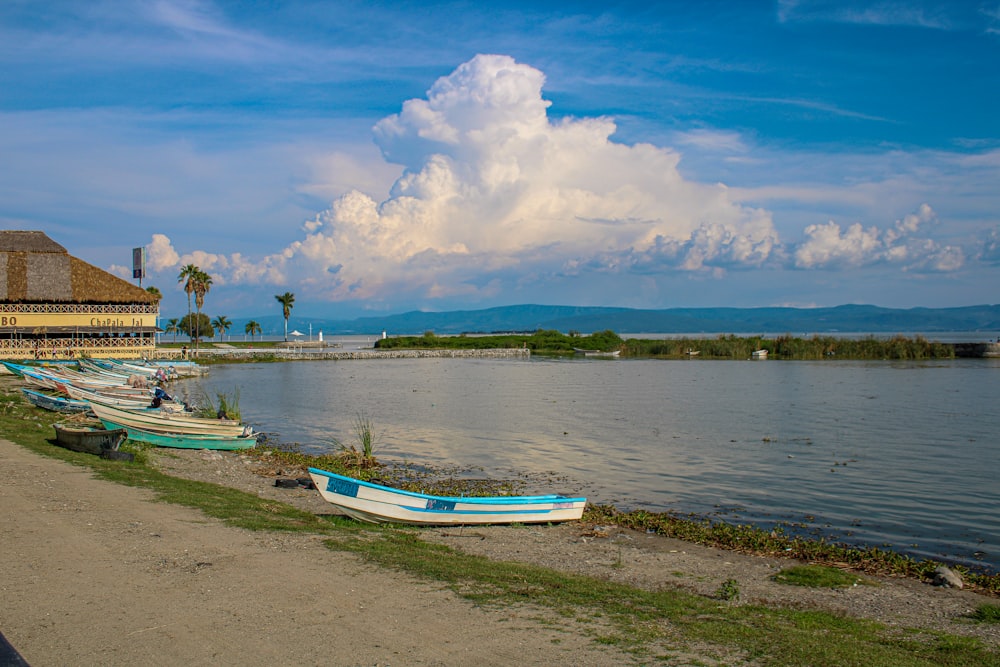 a body of water with boats on it and buildings in the background