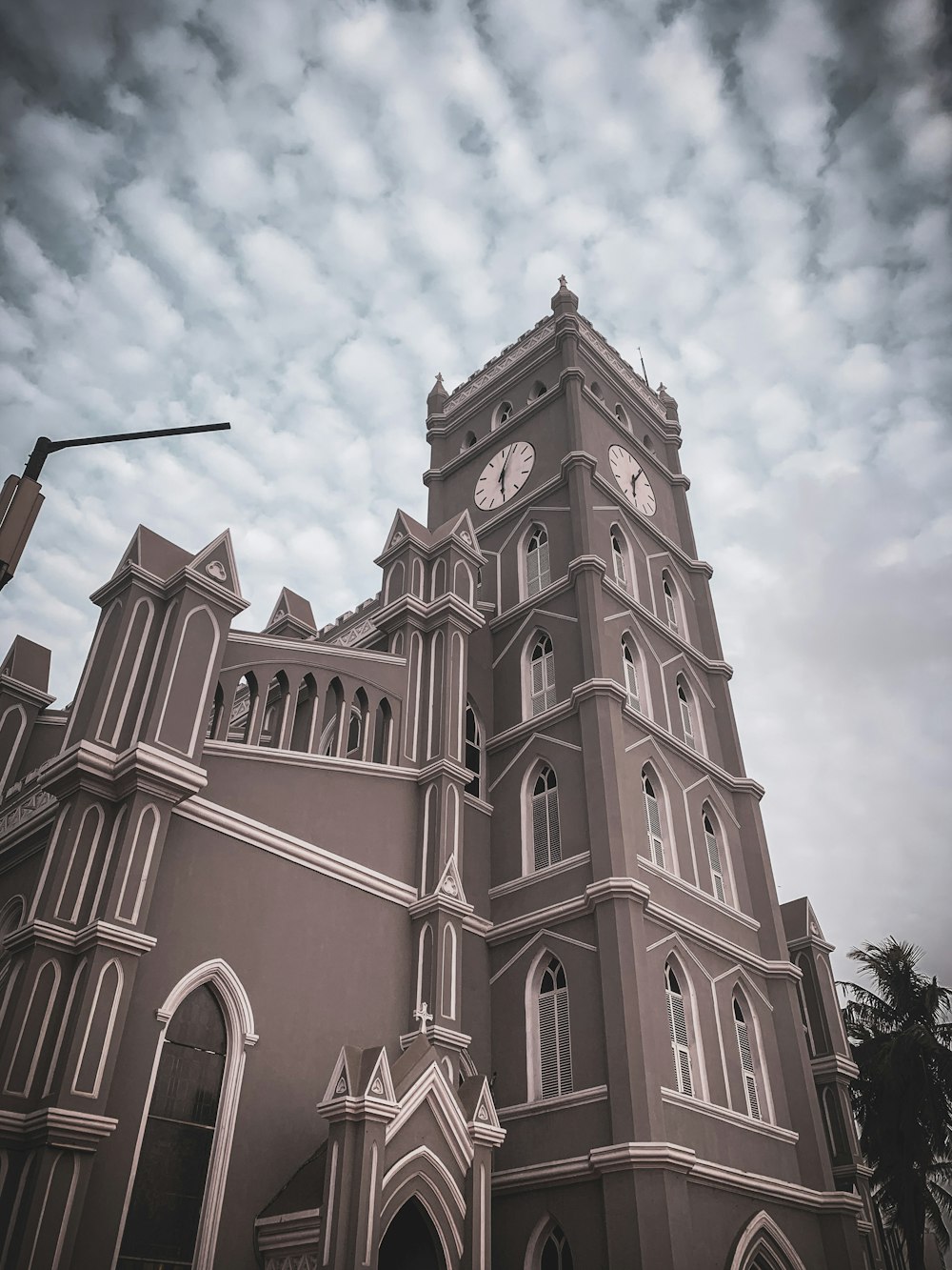 a large building with a clock tower