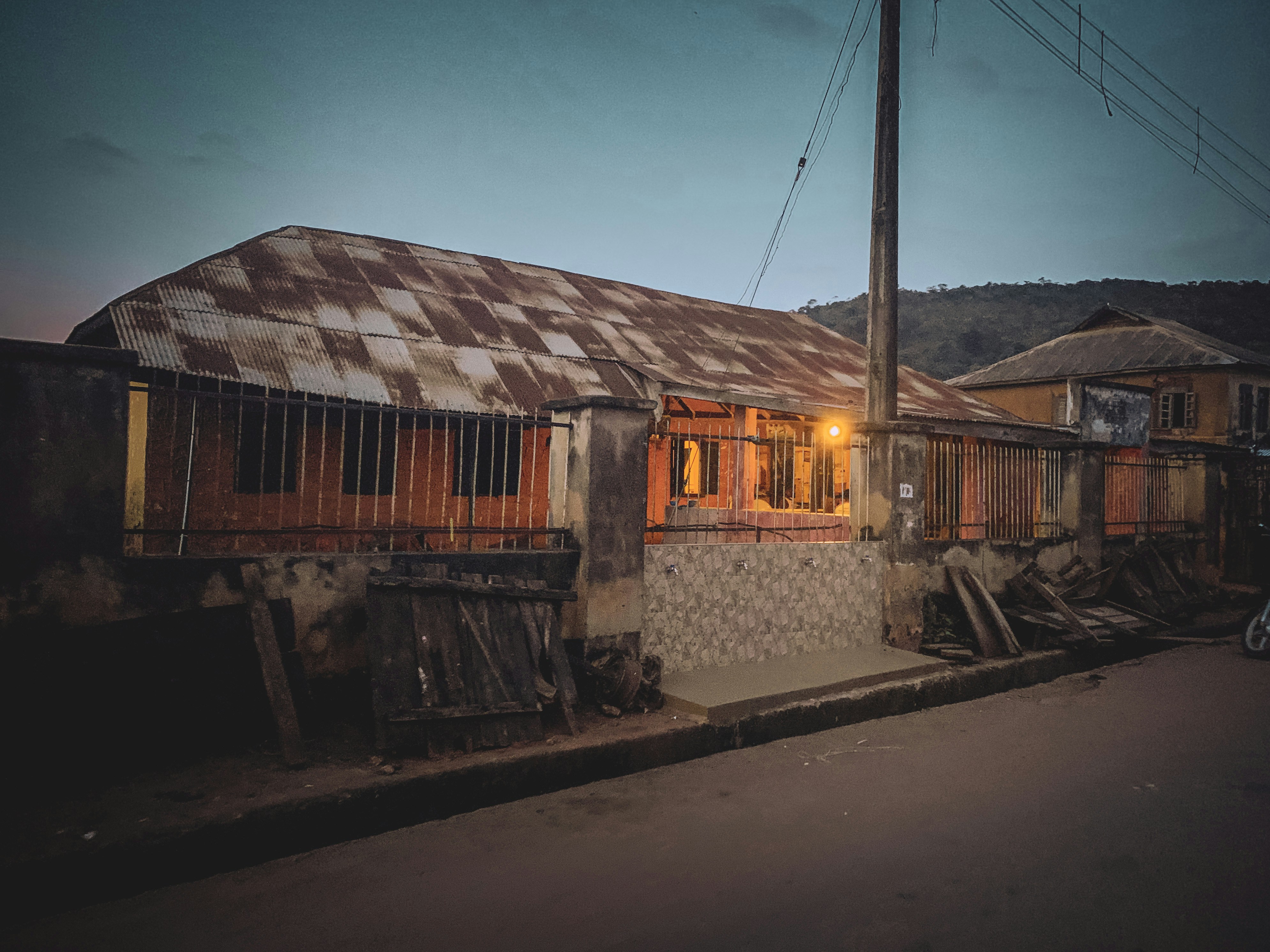 a train car on the tracks
