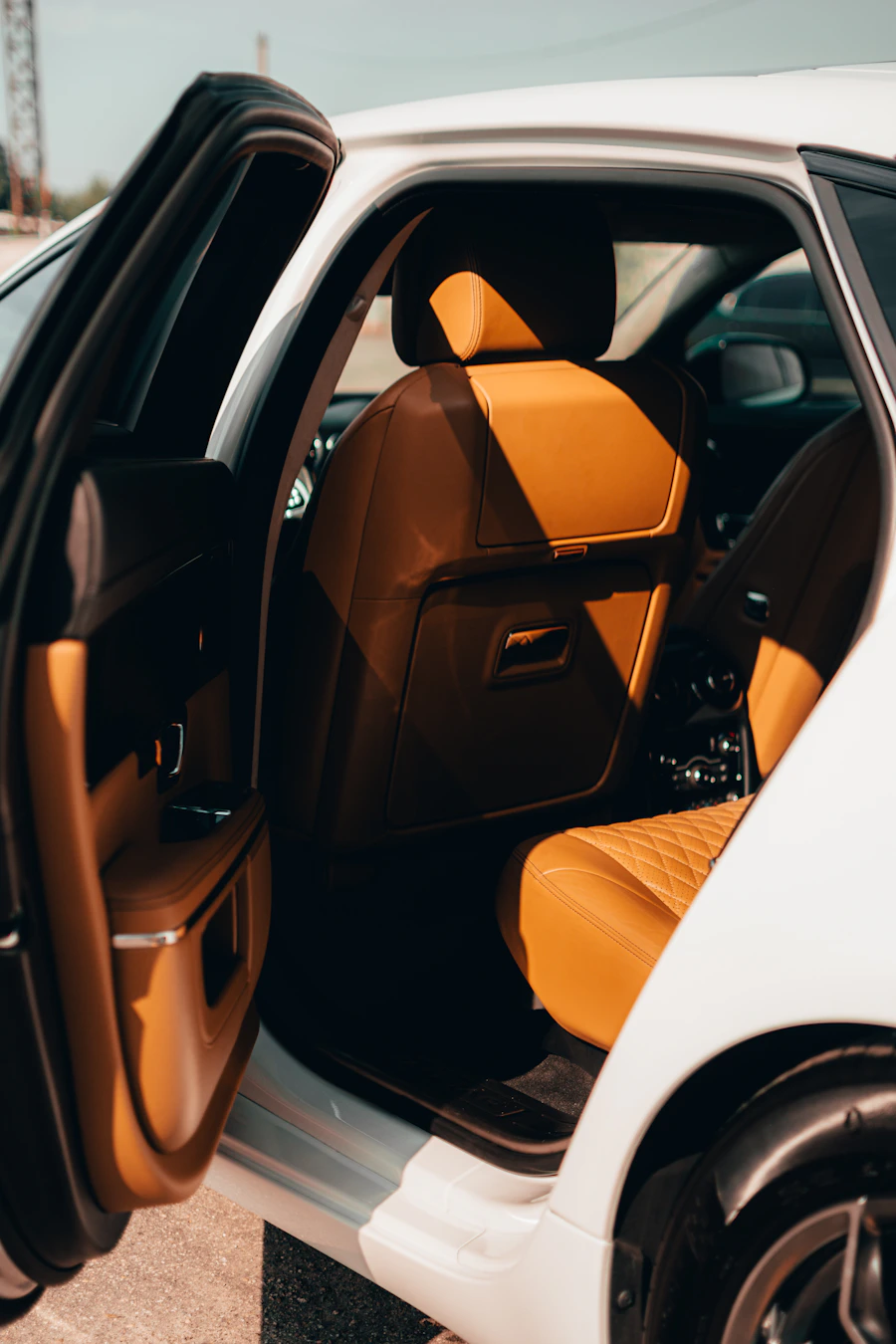 Luxury car interior