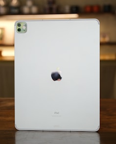 a white rectangular device with a screen
