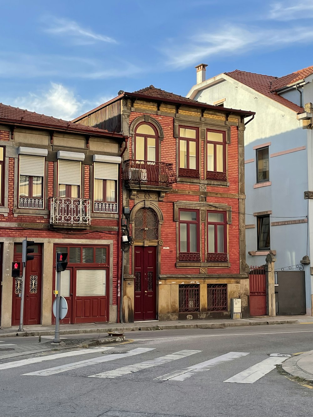 a row of buildings