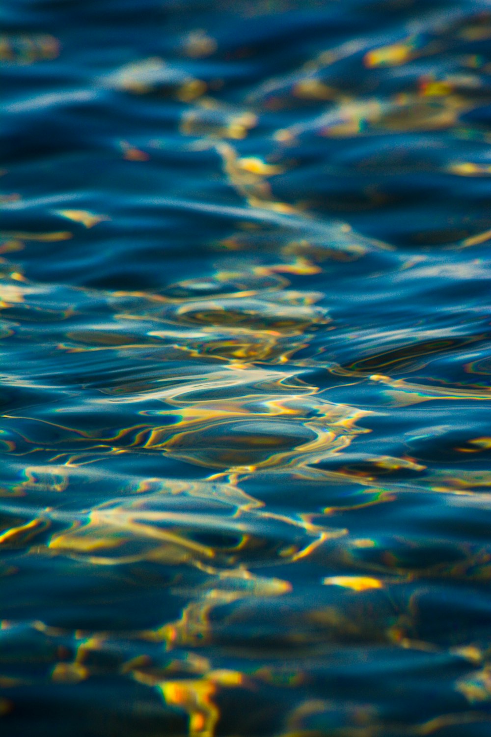 a close-up of some water