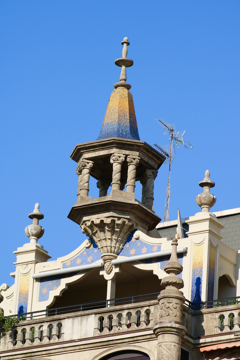 a building with a tower