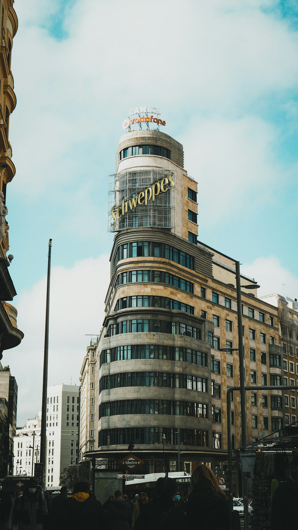 a tall building with a tower