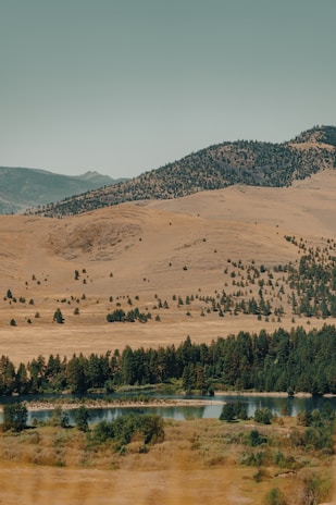 A picturesque landscape of the surrounding hills near Lagoa da Prata.