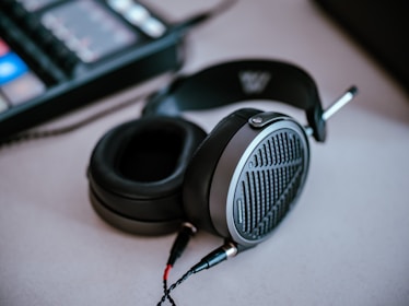 a pair of headphones