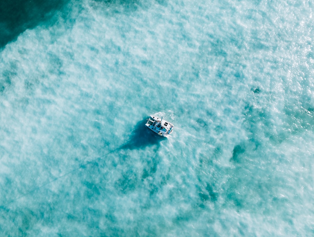 a boat in the water