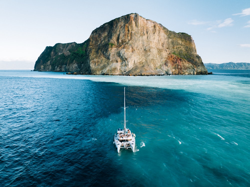 a boat in the water