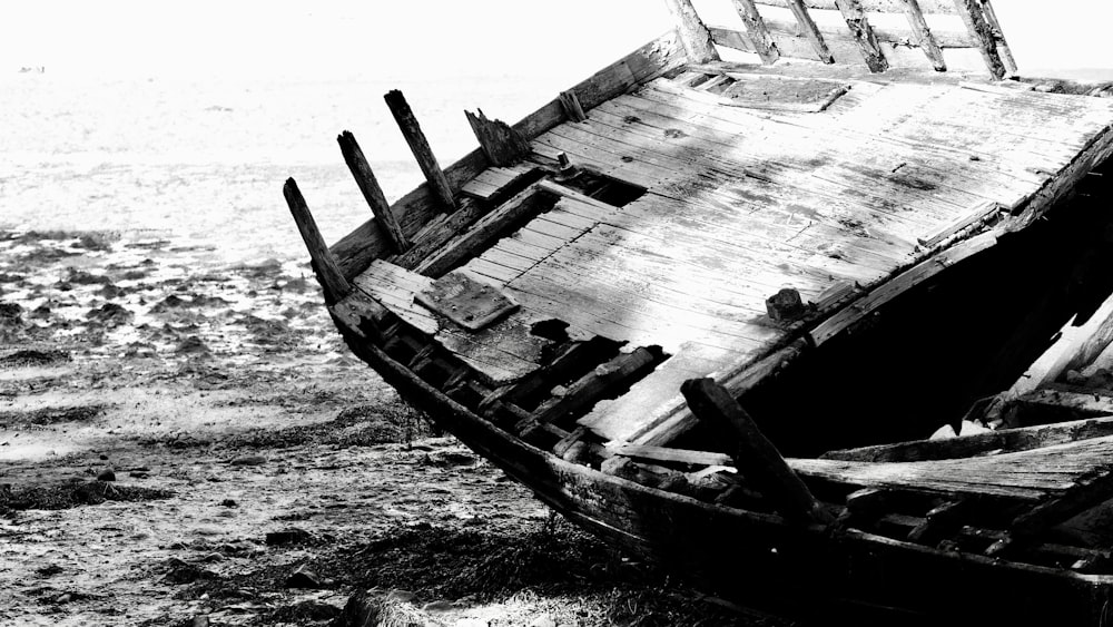 a boat on the beach