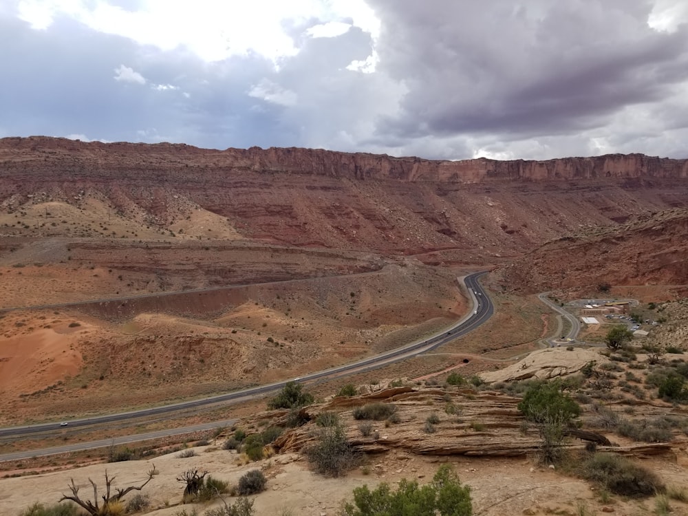 a road in the desert