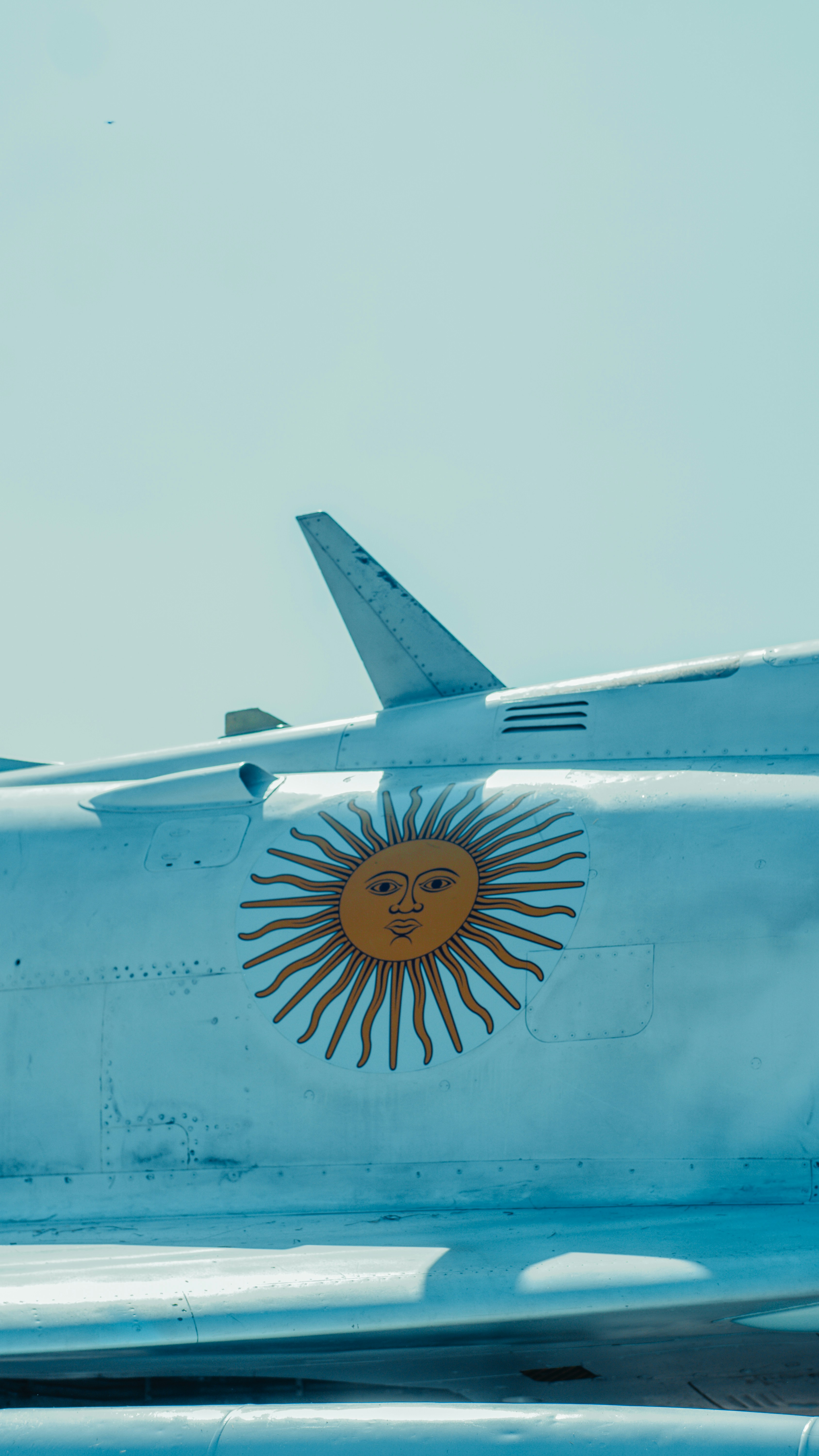 a plane with a cartoon on it