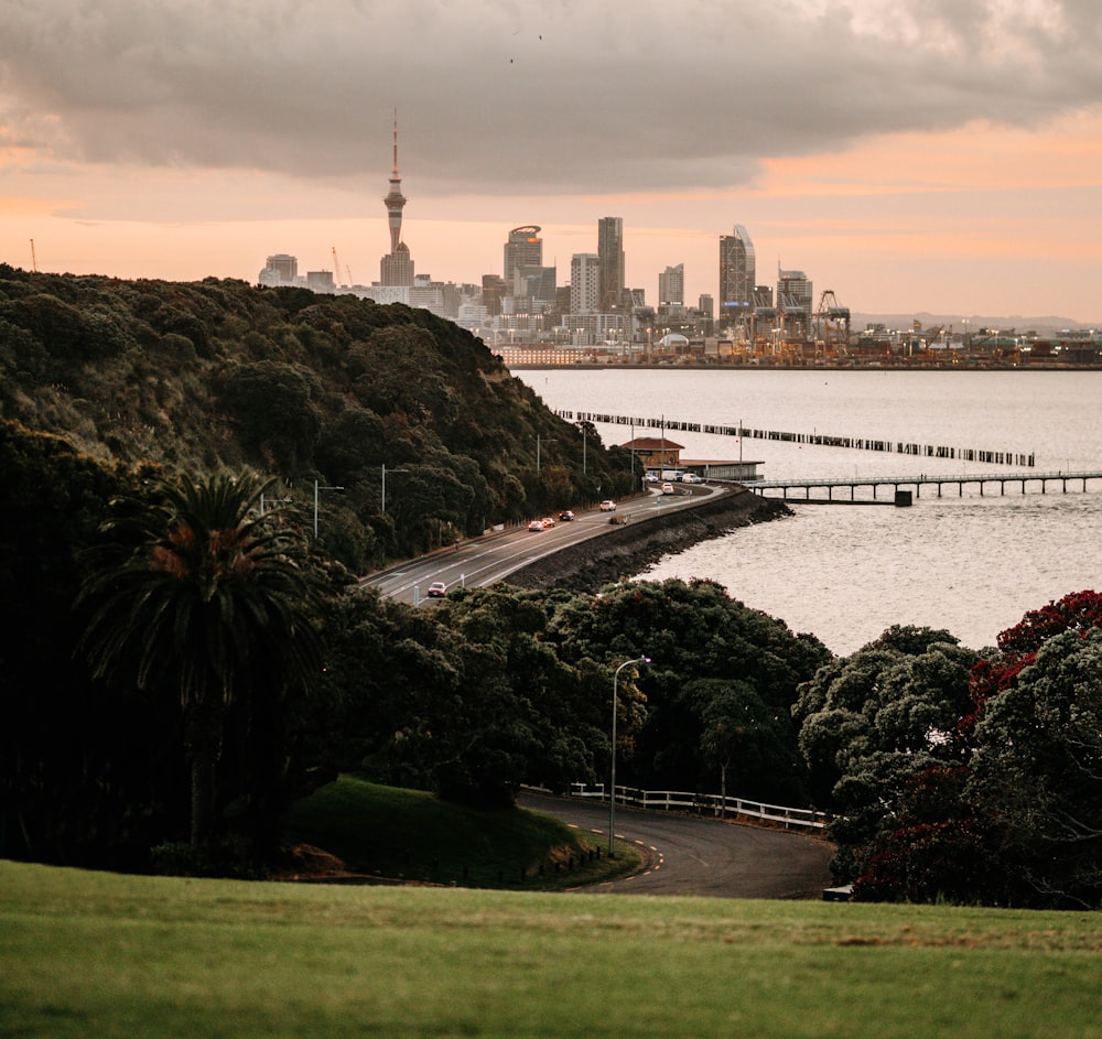 a city on a hill by the water