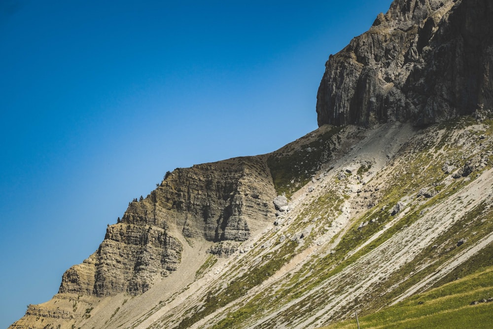 a rocky mountain side