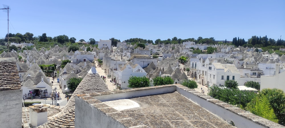 Alberobello with many buildings