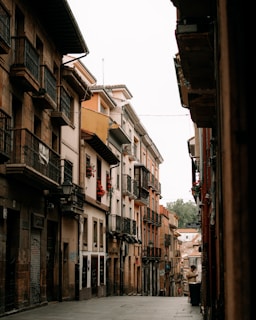a street with buildings on both sides