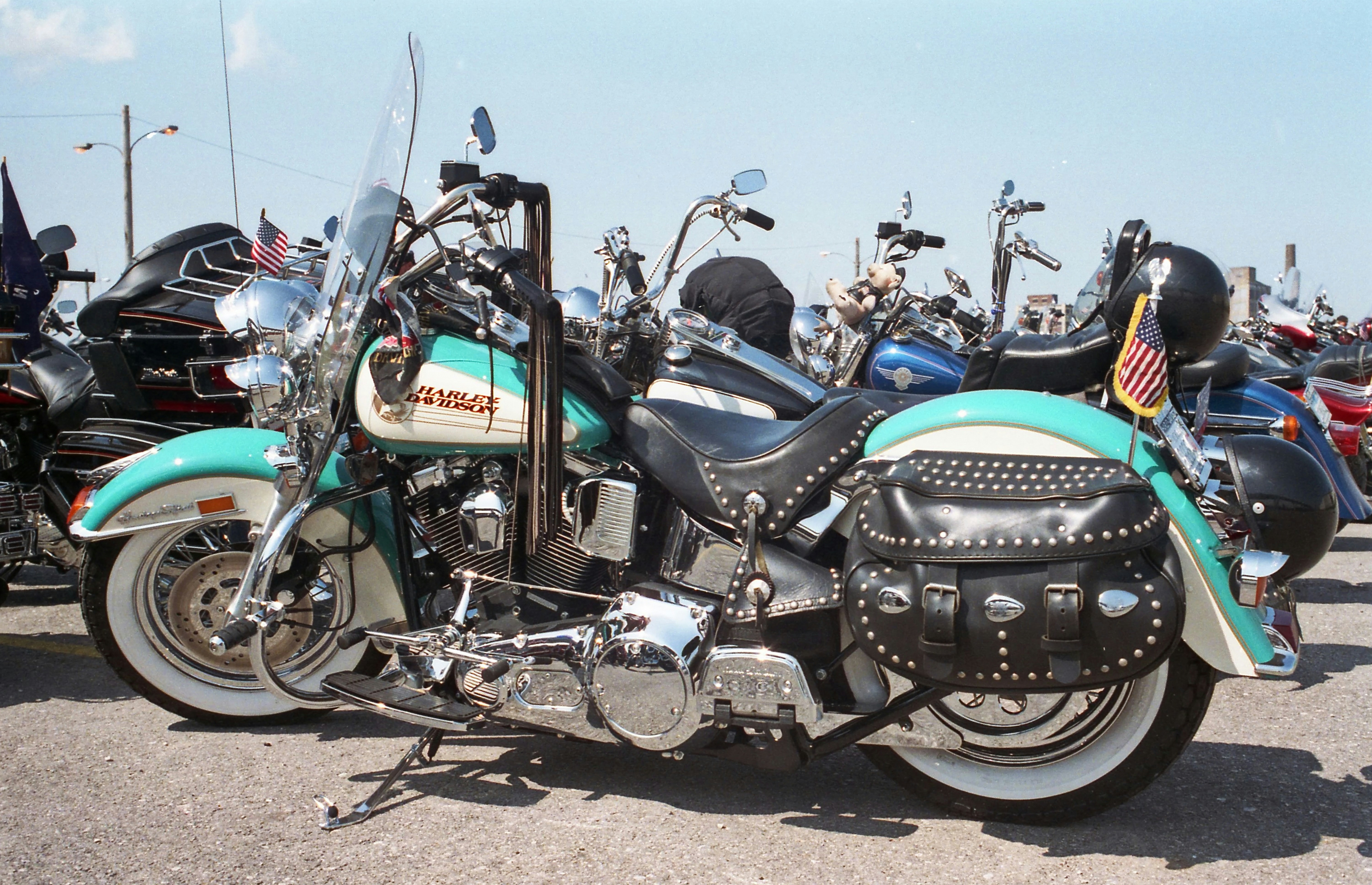 Kit de marcha a ré Best Reverse instalado em uma Harley Davidson