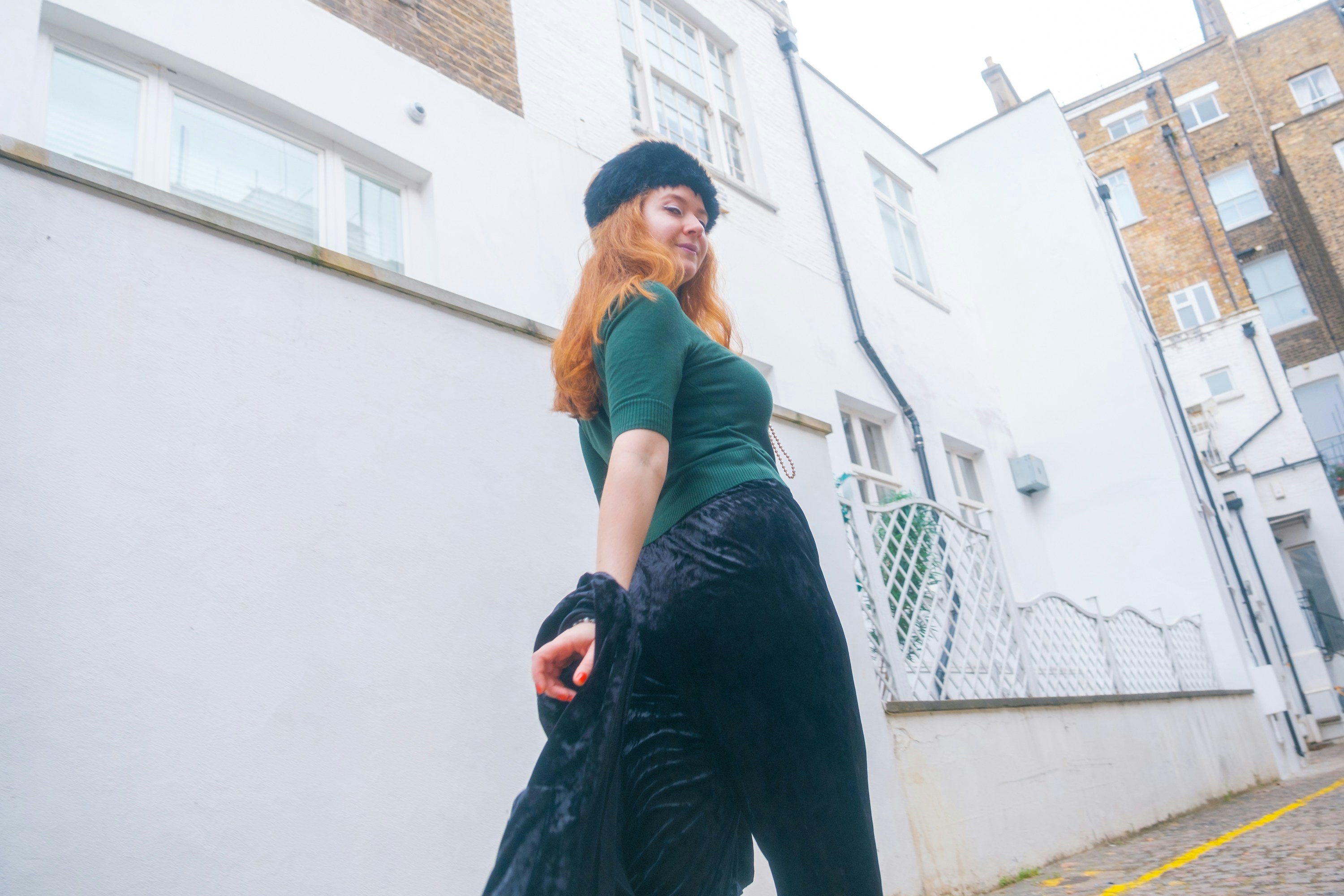 a woman posing for a picture