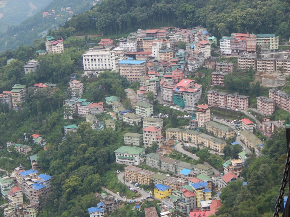 a city with many buildings