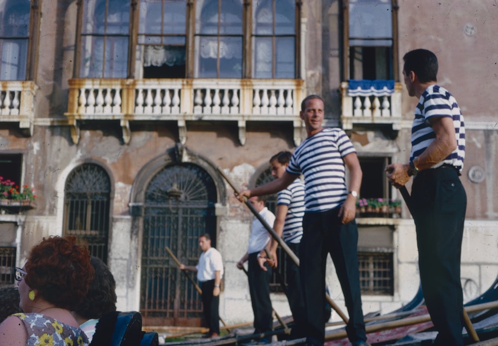 a group of people playing instruments