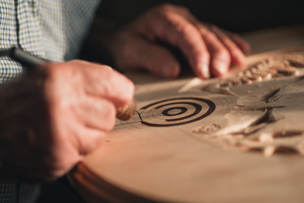 a person playing a guitar