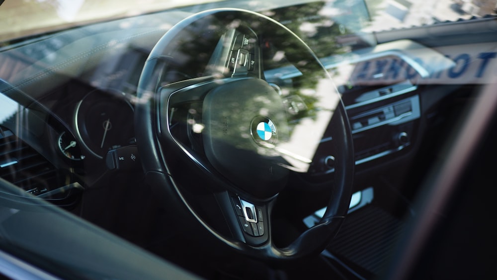 a close up of a car's dashboard