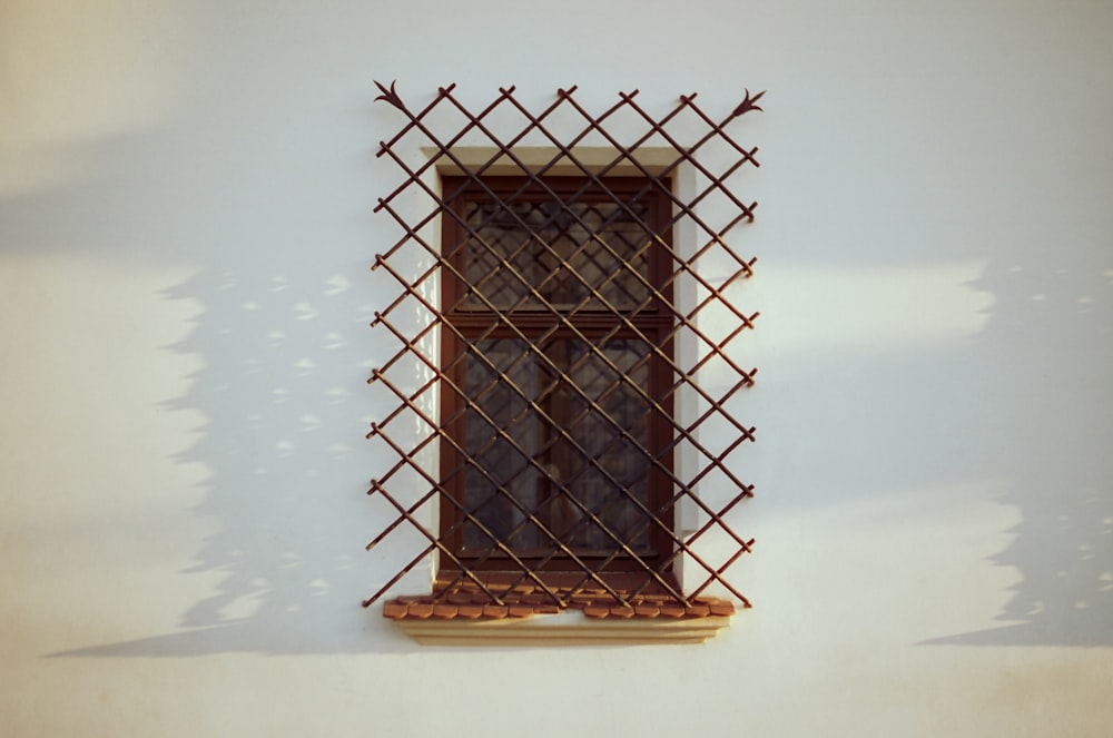 a cage with a bird inside