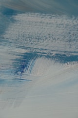 A close-up of a brushstroke on a canvas.