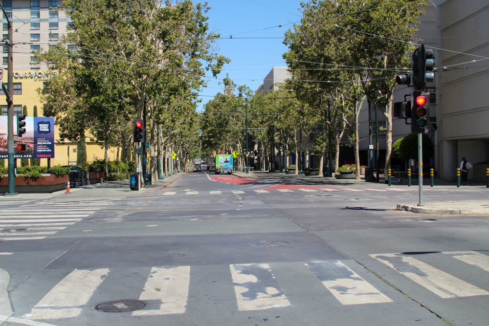 a crosswalk in a city