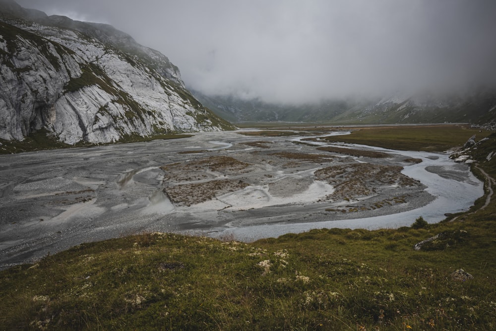 a river running through a valley