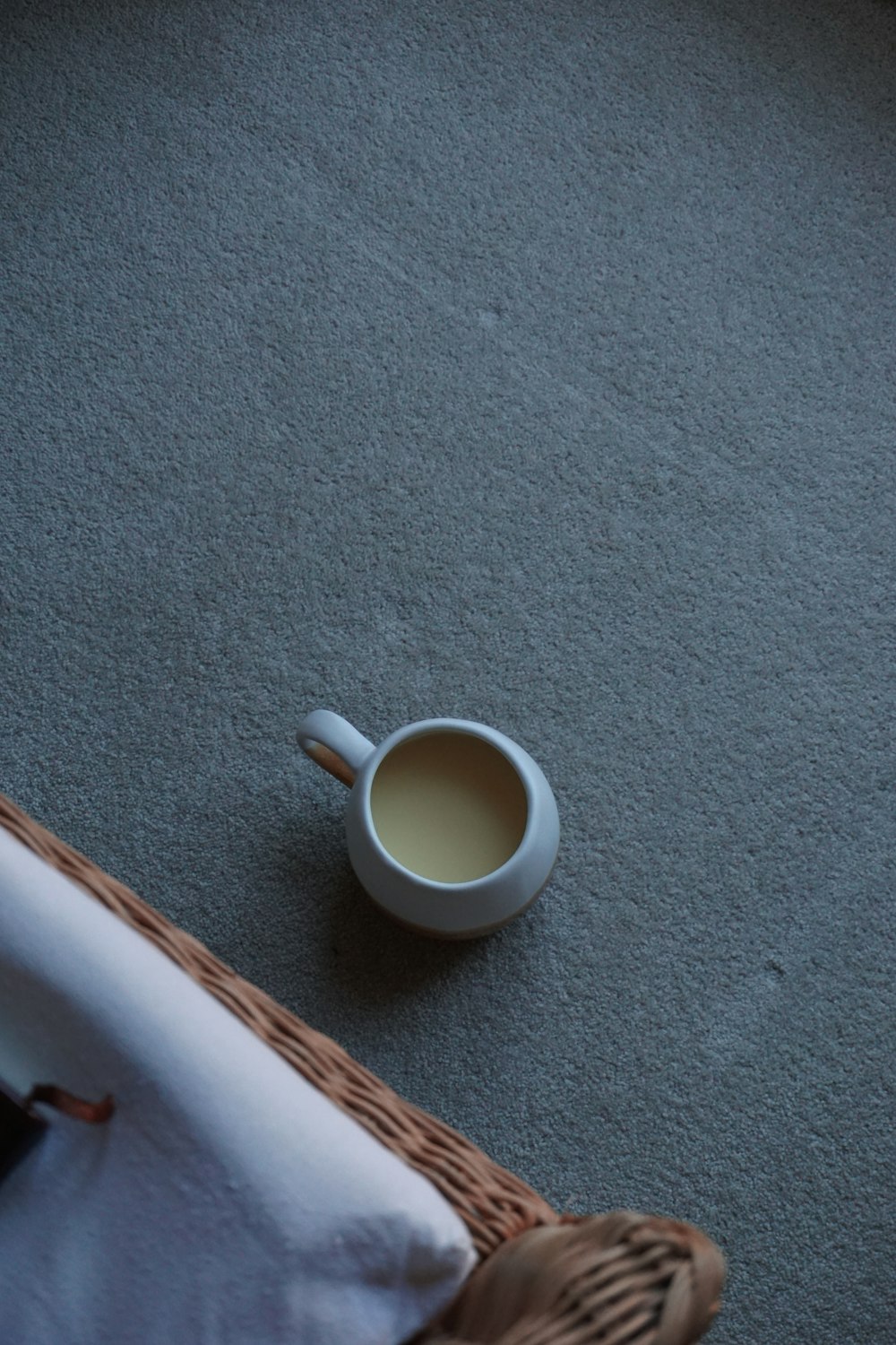 a cup of coffee on a table