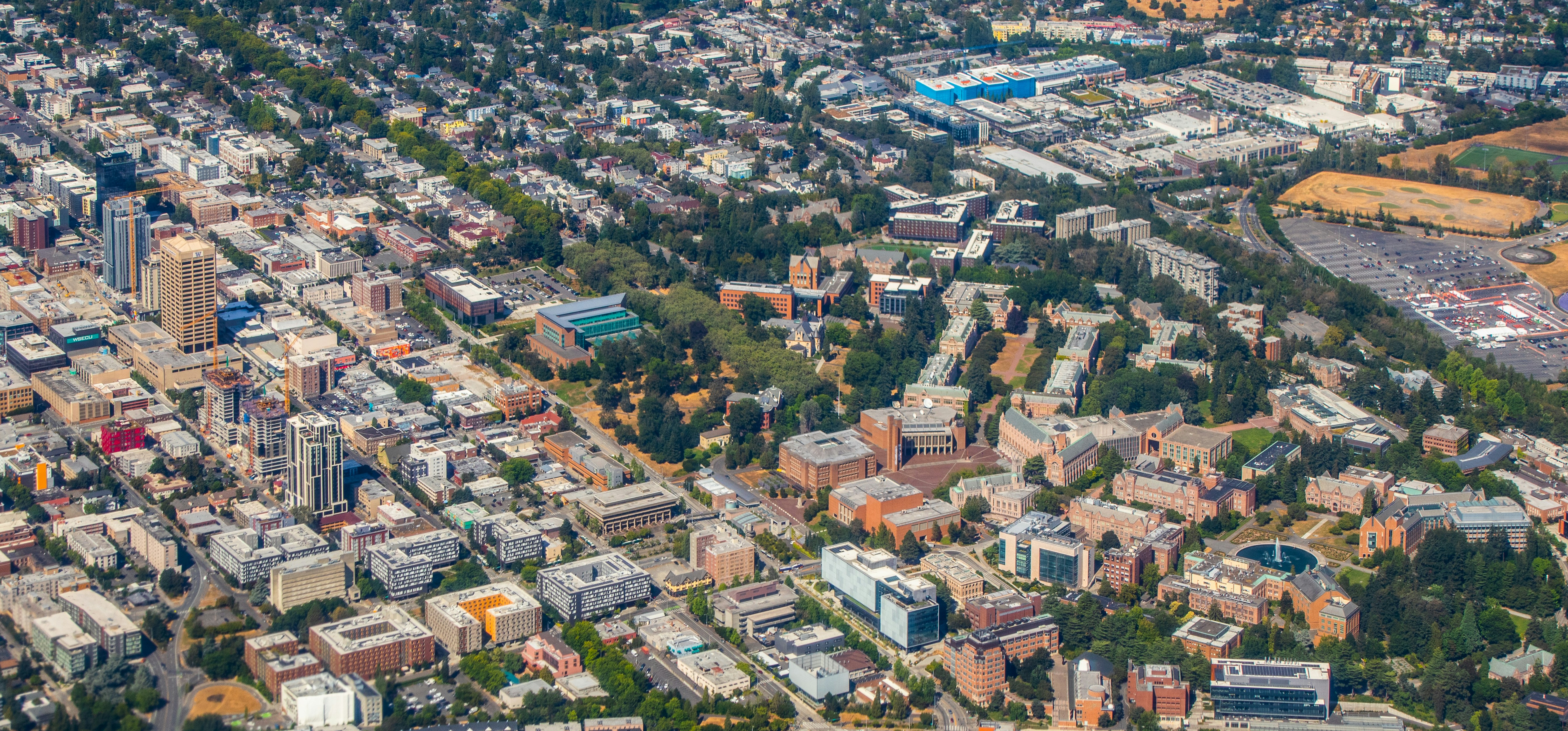 a city with many buildings