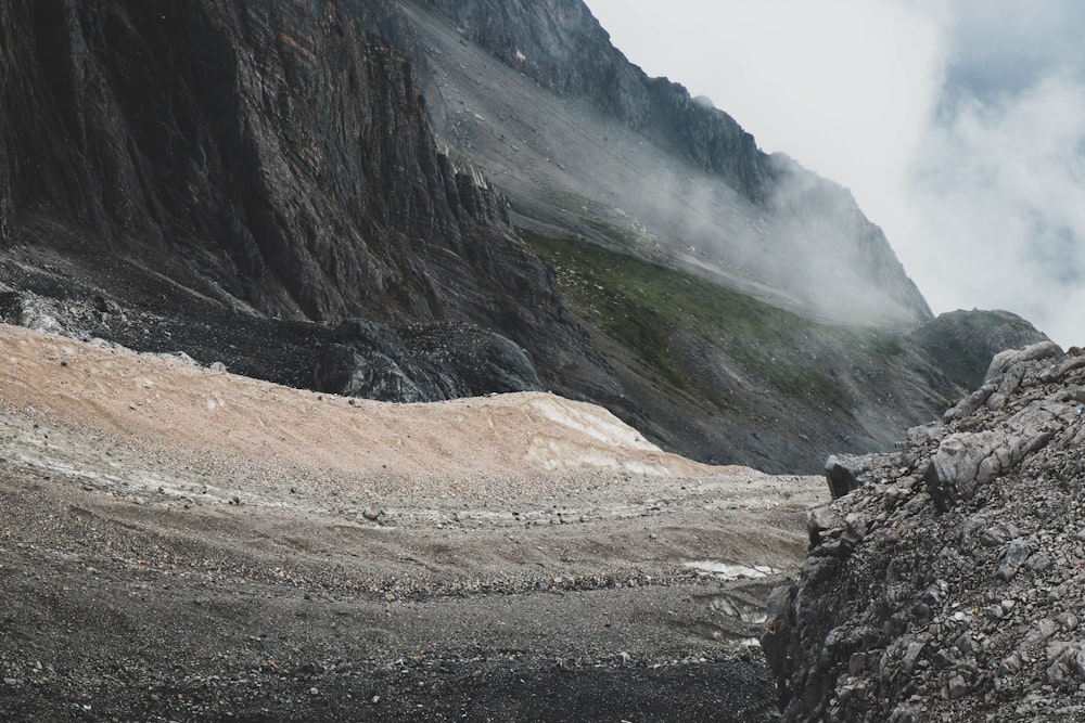 a rocky mountain side