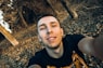 a man taking a selfie