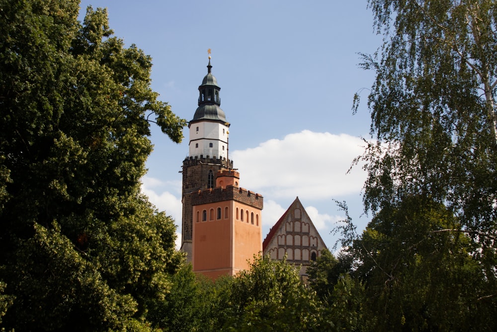 Bruton Parish Church with a tower