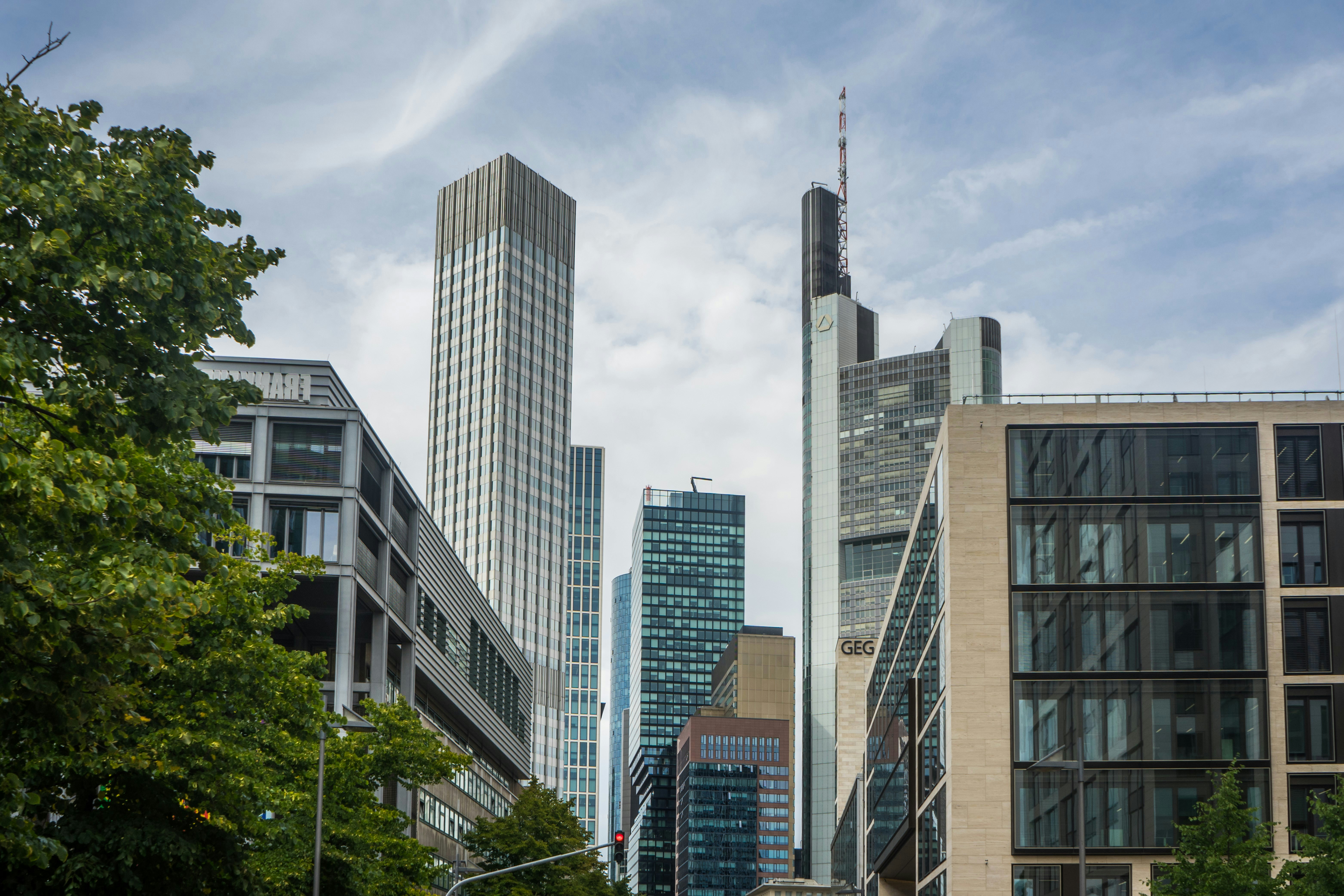 a group of buildings