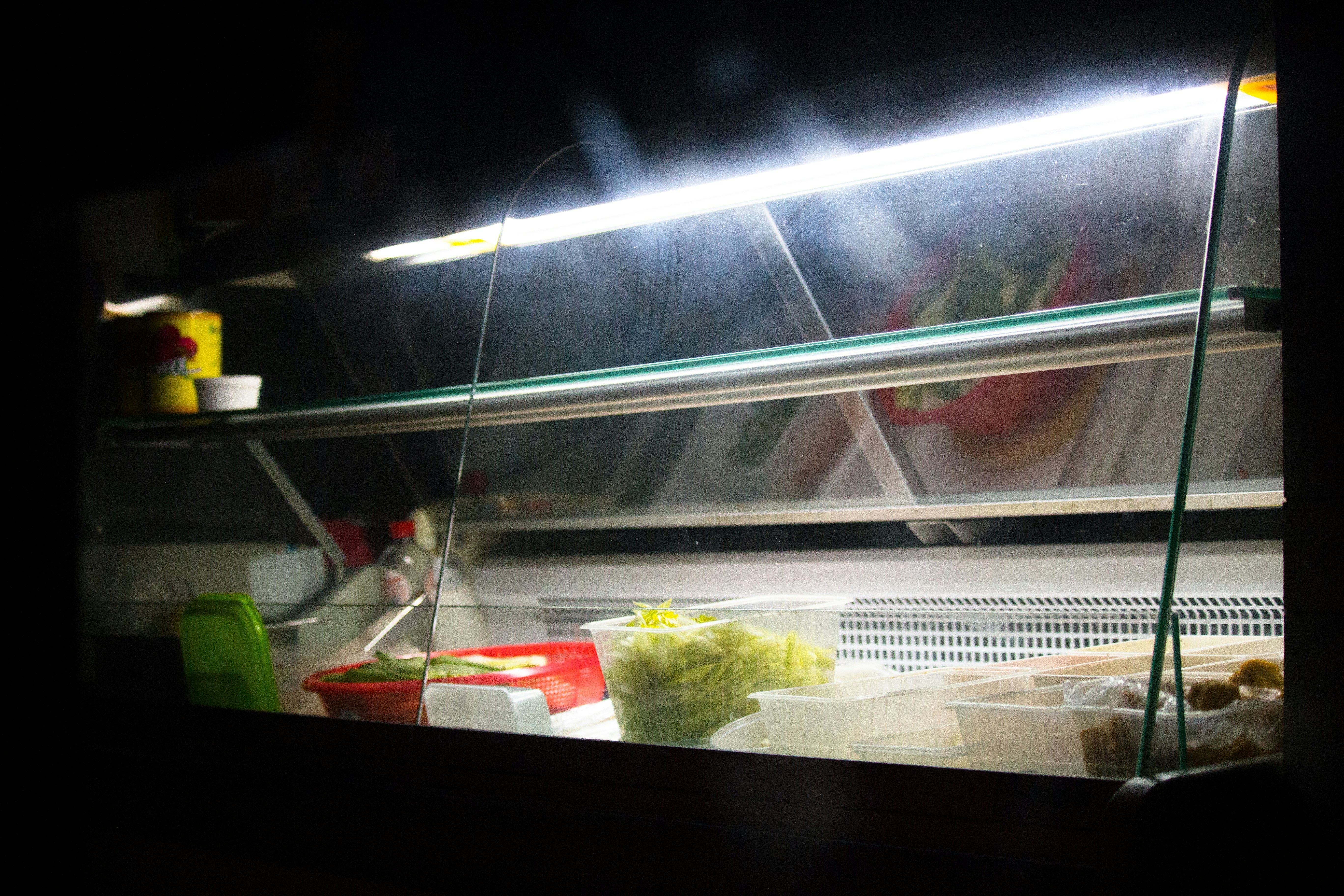 a person in a restaurant