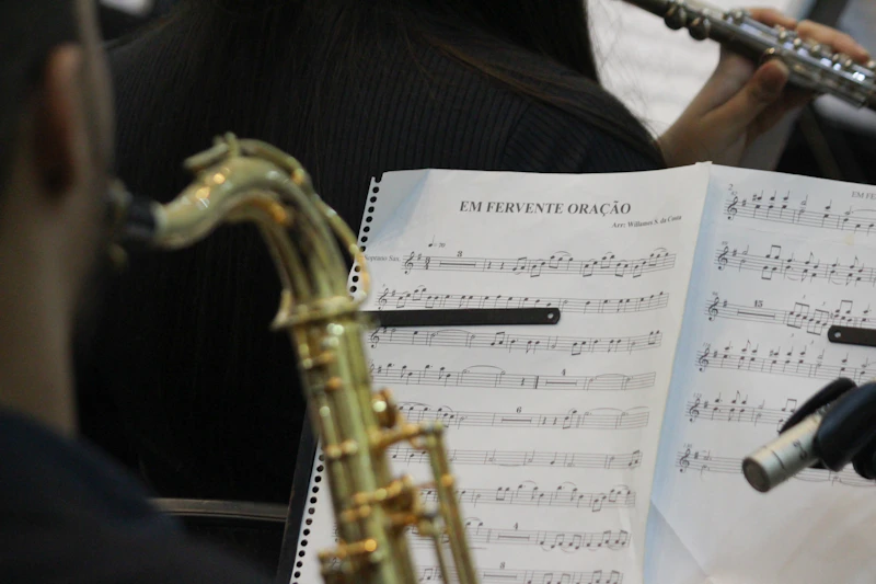 Músico da orquestra