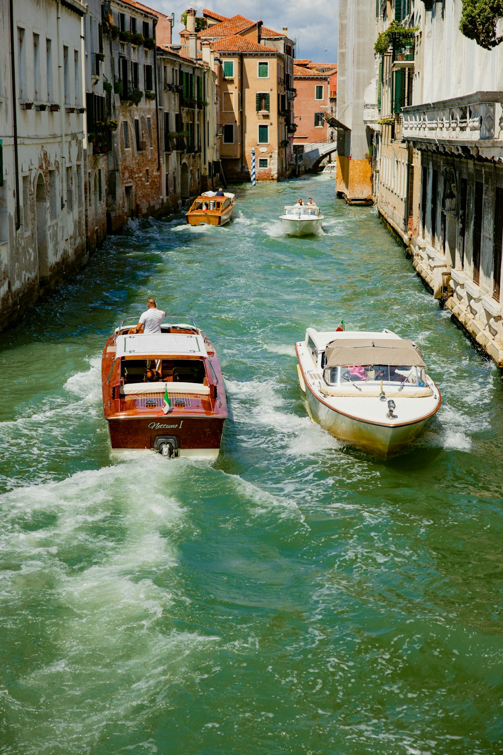 boats in a canal