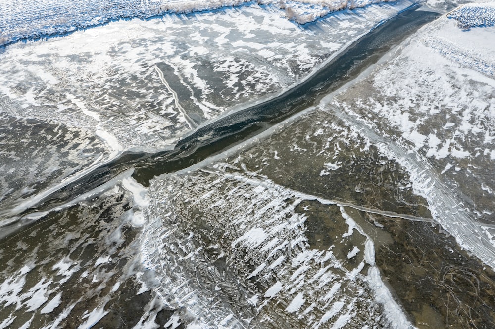 a large mountain with snow