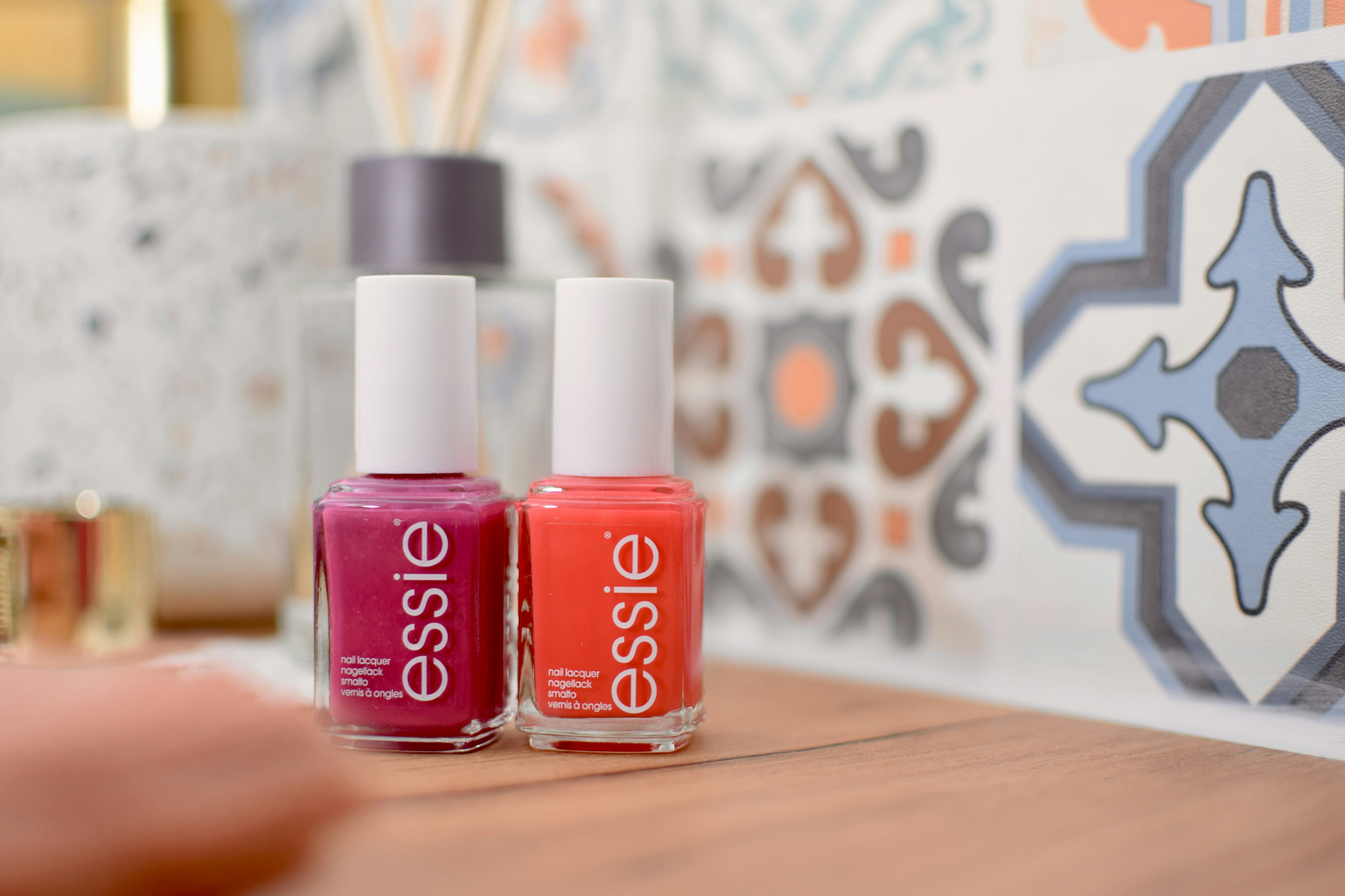 a group of bottles on a table