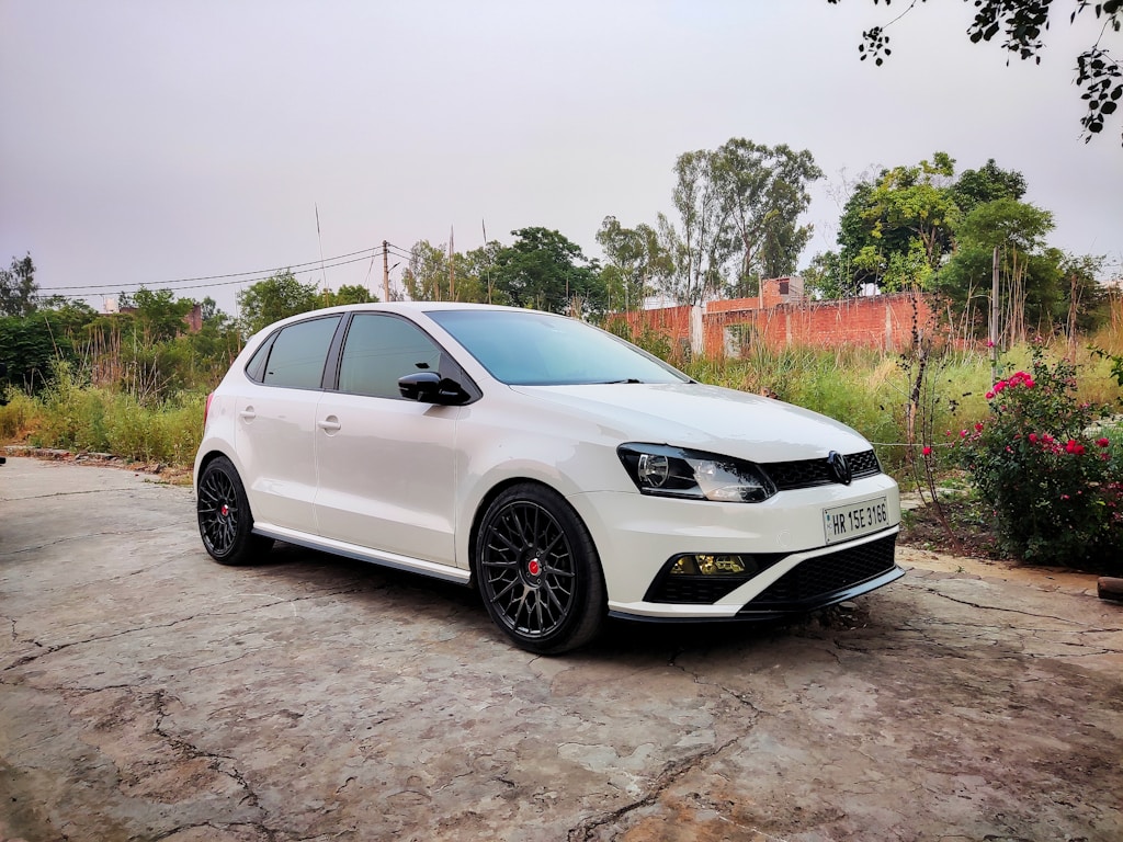 White Hatchback