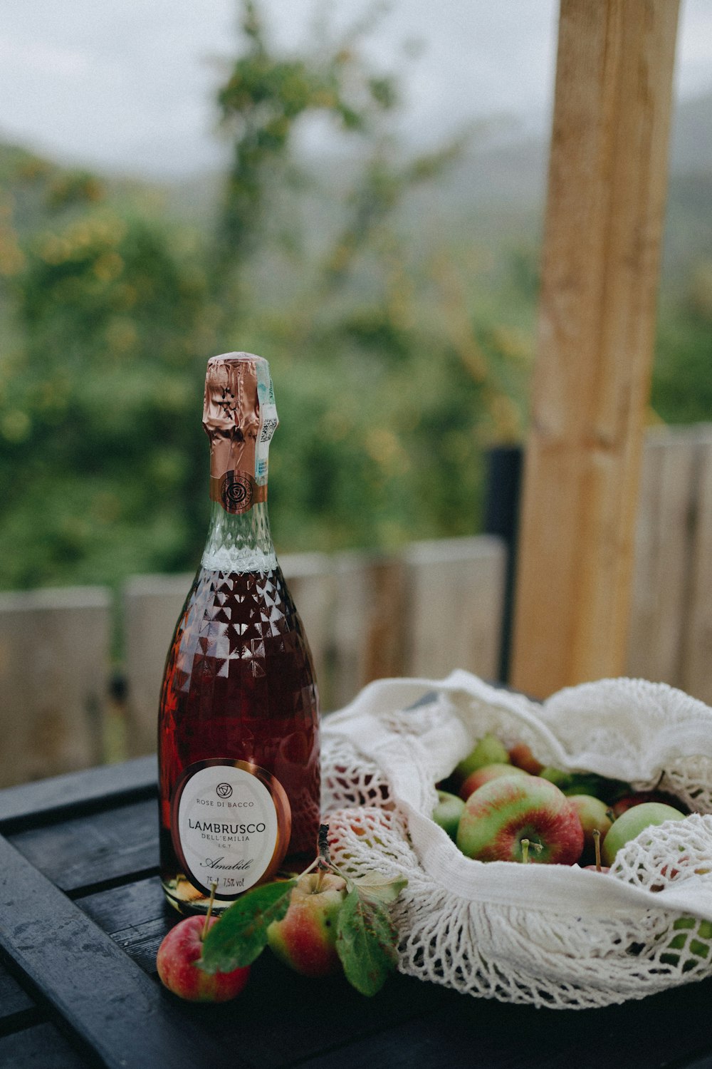 a bottle of beer on a table