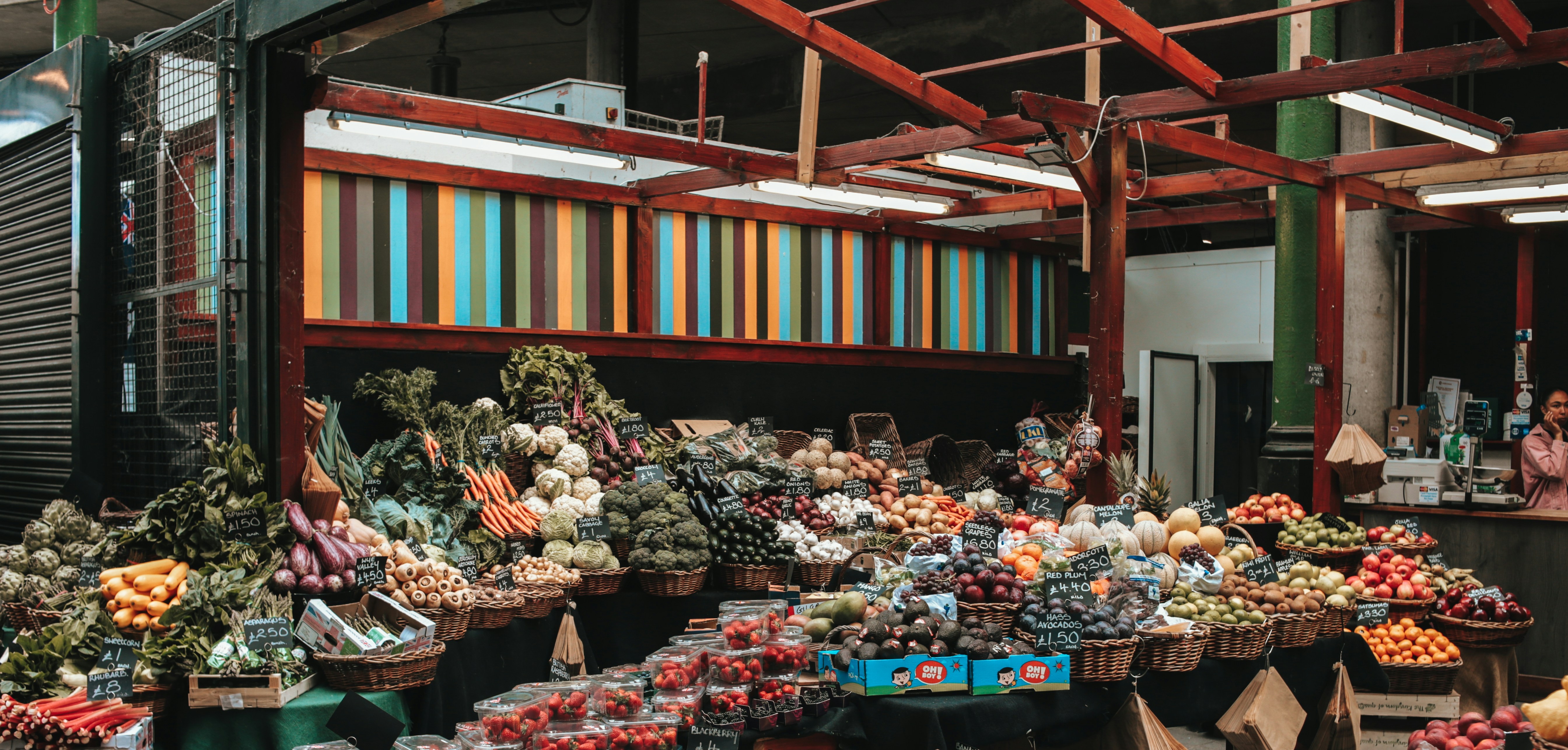 Fruit and vegetable display